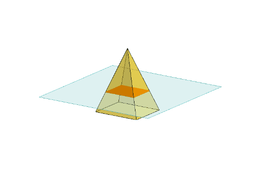 Sections Dune Pyramide Geogebra