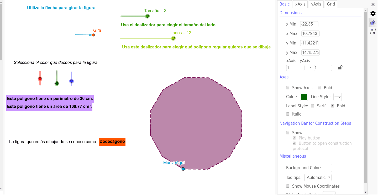 Polígono GeoGebra