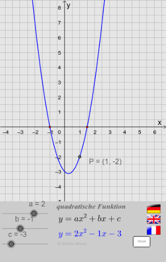 M8: 06 Quadratische Funktionen Und Gleichungen – GeoGebra