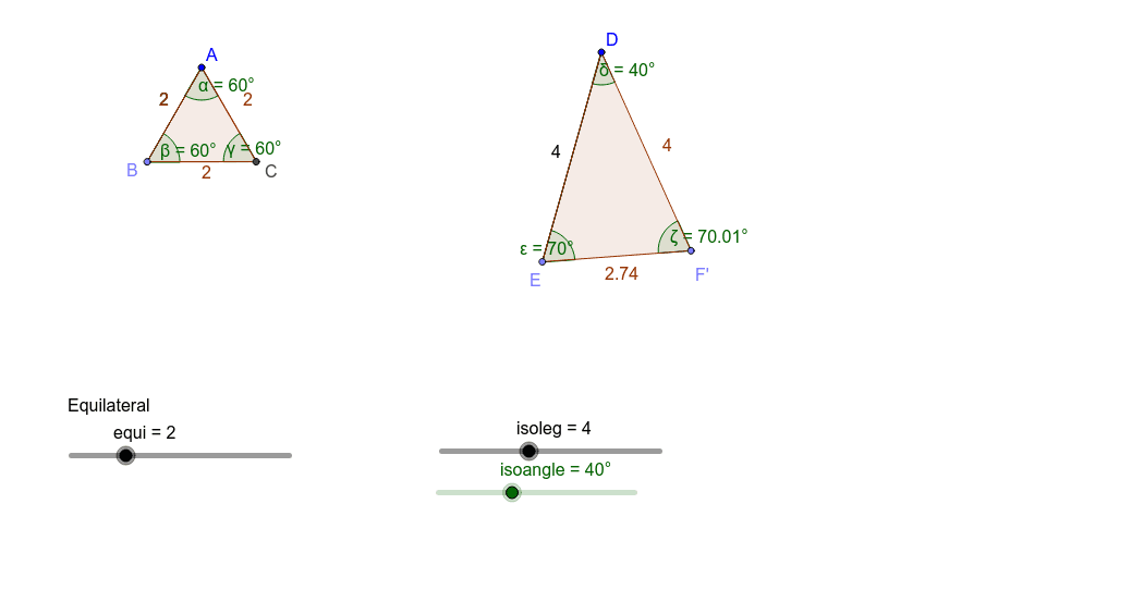 Isosceles Triangle Side Lengths 7251