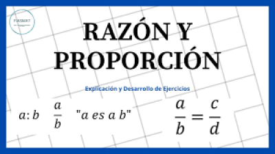 Razones y Proporciones