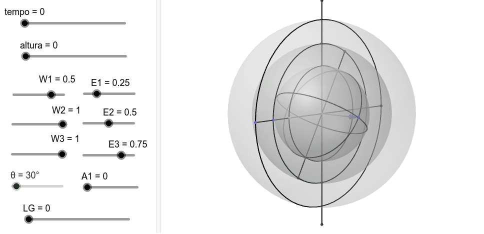 GGBRA: Modelo das Esferas Concêntricas de Eudoxo – GeoGebra