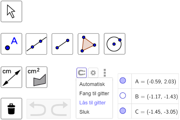 Værktøjer og funktioner