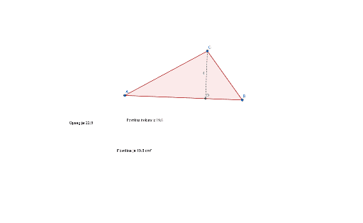 Površina Trokuta Trokut Geogebra