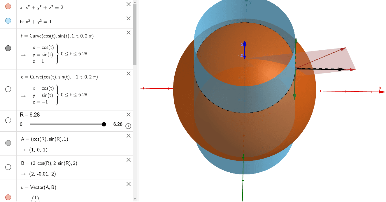 Visualizing the Lagrange Multiplier Method. – GeoGebra