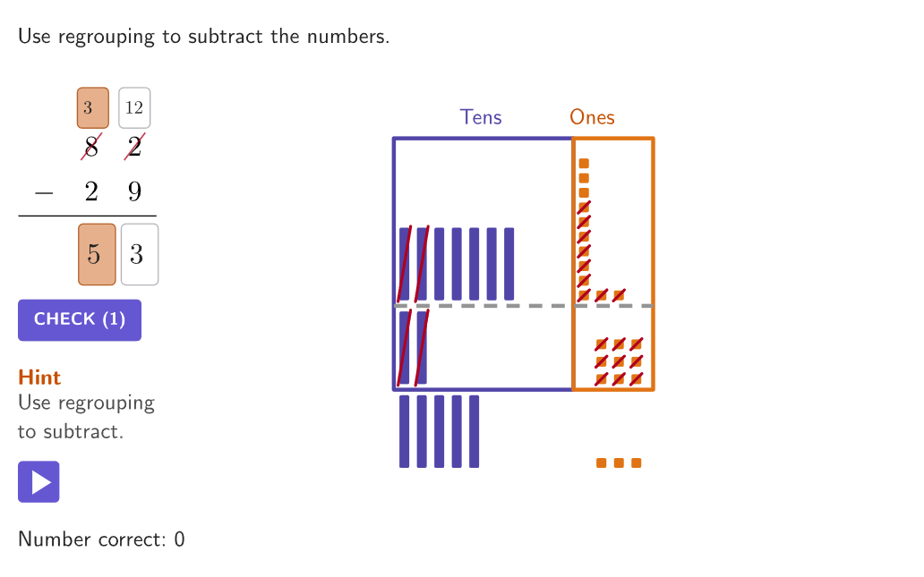 Subtracting Positive and Negative Numbers – GeoGebra