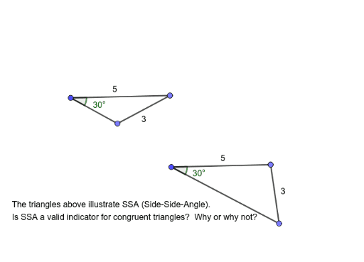 Triangle Congruence Criteria Visual Representations Geogebra 7519
