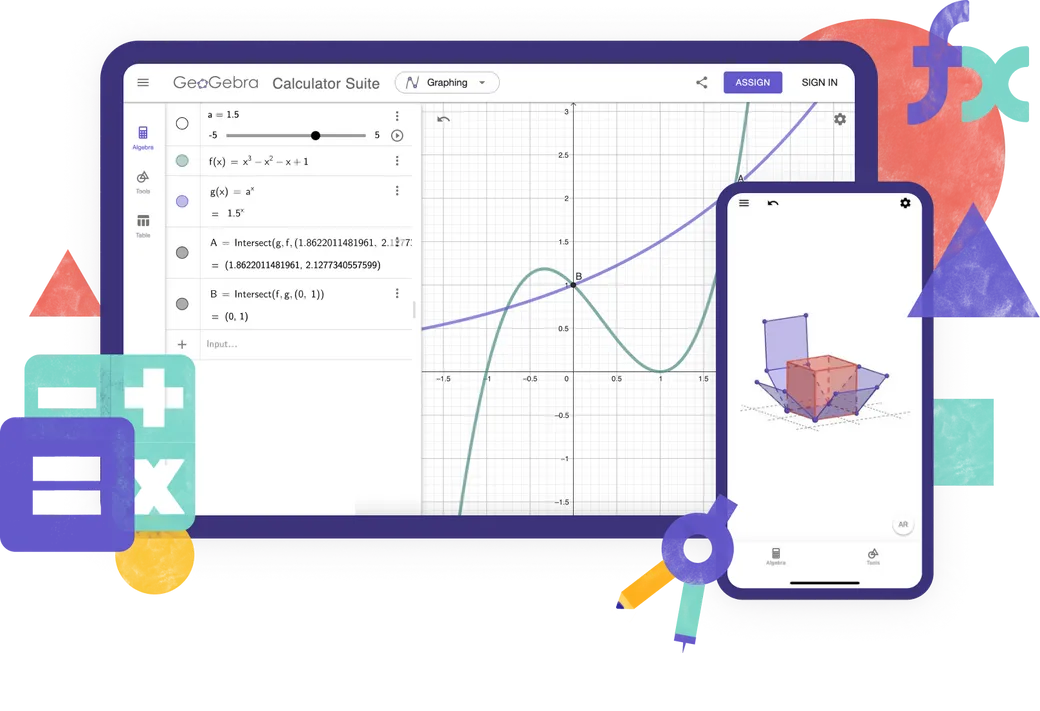 GeoGebra aplikace